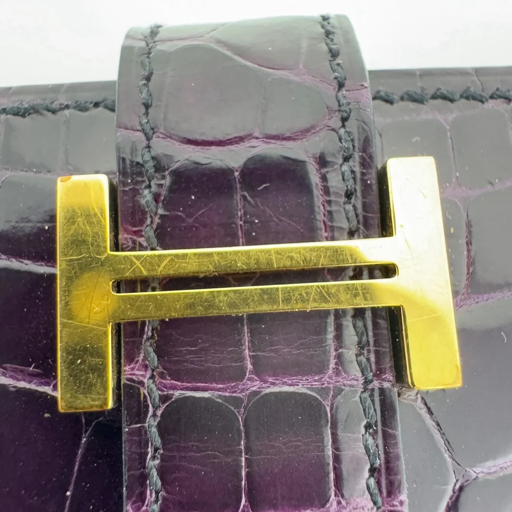 Hermes Croc Bearn Wallet - Picture 9 of 14